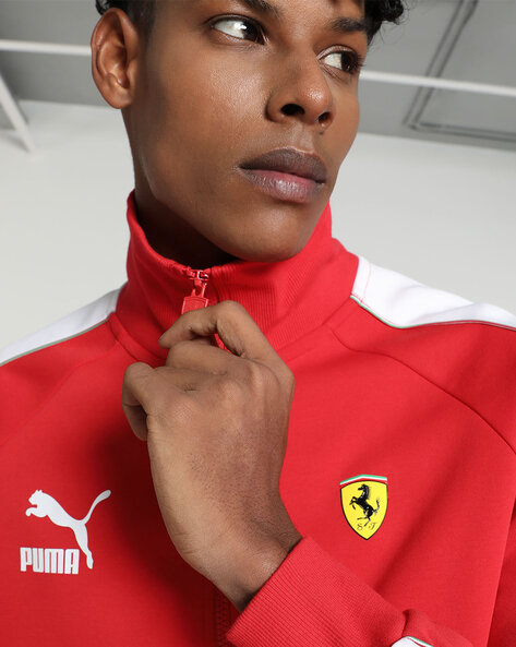 Scuderia Ferrari Race Iconic T7 Men's Motorsport Jacket | Scuderia Ferrari  | PUMA