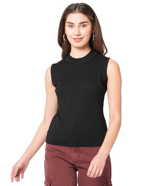 Buy Black Tops for Women by Go-4 It Online