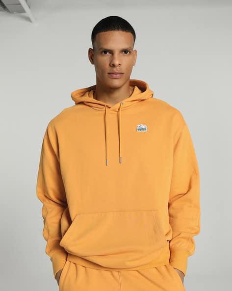 mens hoodies orange and yellow hoodie