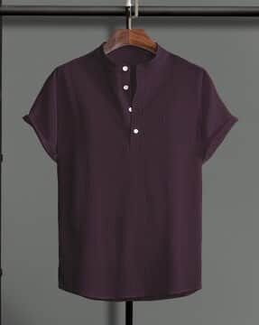 Buy Wine Shirts for Men by WUXI Online | Ajio.com