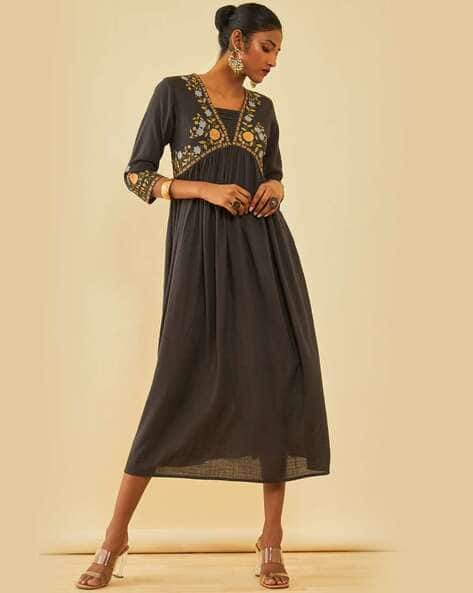 Buy Black Dresses for Women by SOCH Online | Ajio.com