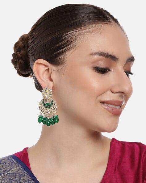 Buy Green Earrings for Women by Mystic Online