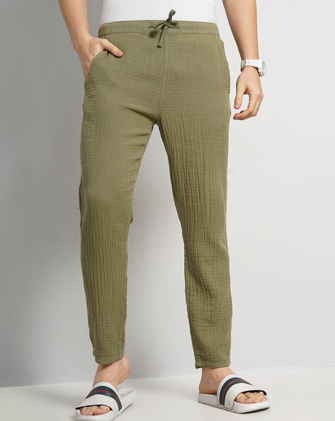 Celio Solid Relaxed Fit Trousers