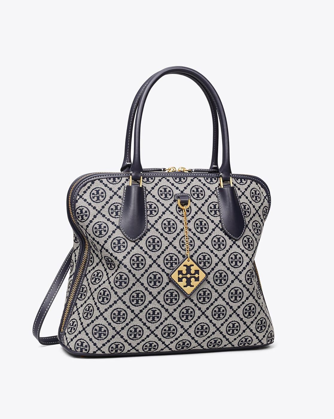 靴 Tory Burch T Monogram 7.5 US Tory Burch Small T Monogram Zip Tote Bag | Neutrals | FARFETCH IN