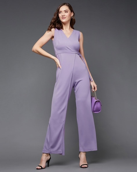 Buy Light Lavender Jumpsuits &Playsuits for Women by MISS CHASE Online