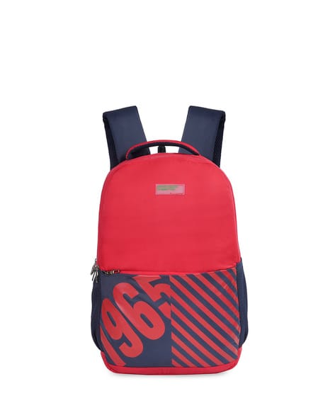 Men Printed Backpack with Adjustable Strap