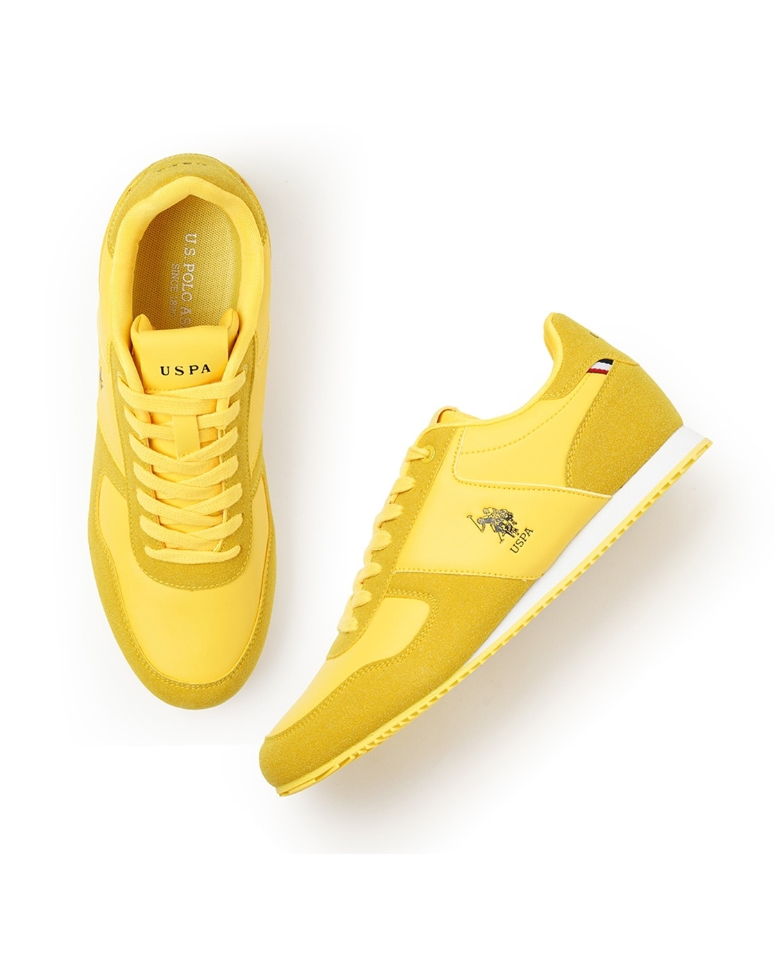 Buy Yellow Sneakers for Men by U.S. Polo Assn. Online