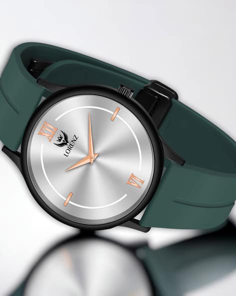 LORENZ MK-4068R Men Round-Dial Wrist Watch