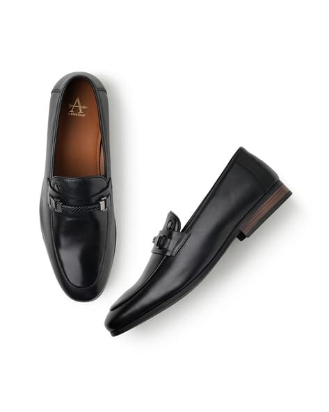 Mens Moccasins Arrow Moccasins Closed Buy Black Formal Shoes For