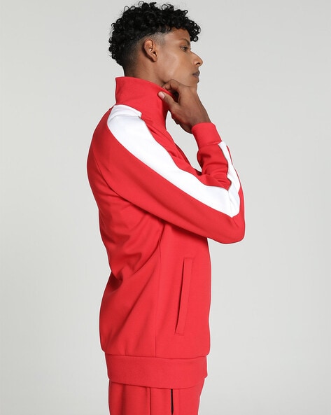 Scuderia Ferrari Race Iconic T7 Men's Motorsport Jacket | Scuderia Ferrari  | PUMA