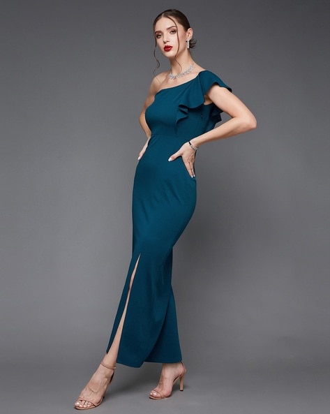 Buy Teal Dresses for Women by MISS CHASE Online Ajio