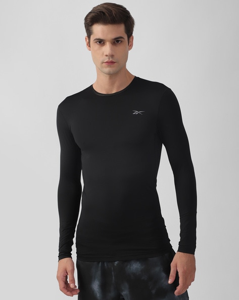 Reebok Men Slim Fit Round-Neck T-Shirt