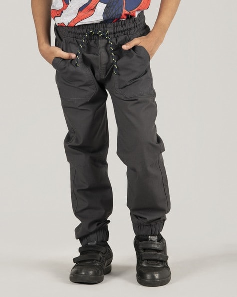 Straight Fit Cotton Cargo Pants