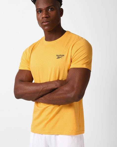 Reebok Men Slim Fit Round-Neck T-Shirt