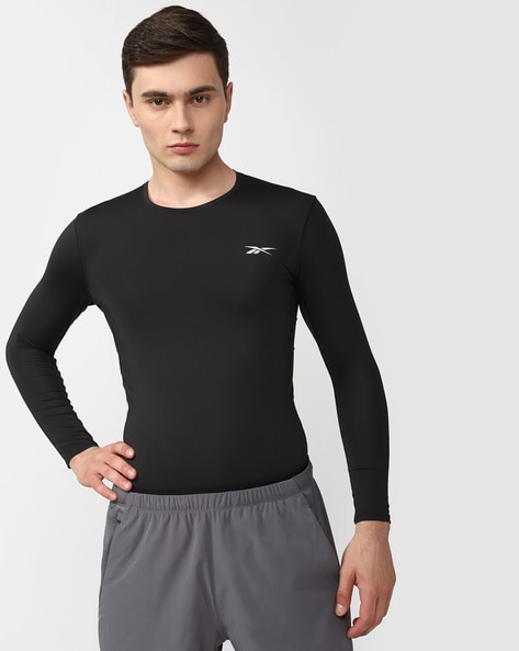 Reebok Men Slim Fit Round-Neck T-Shirt