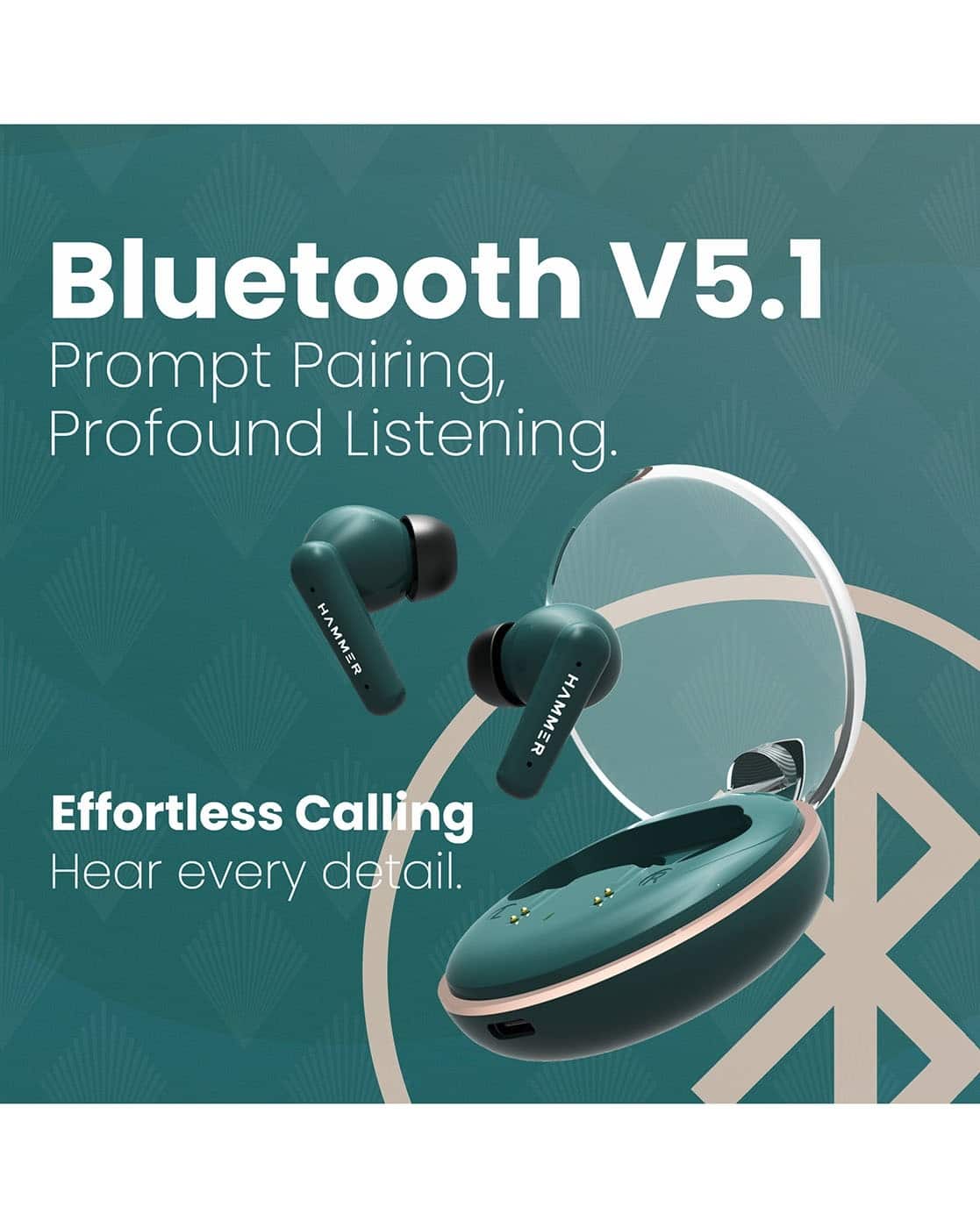 Buy Emerald Green Headphones for Tech by Hammer Online