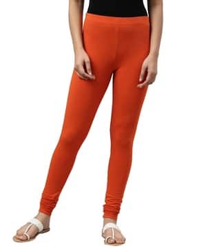go colors Solid Churidar Leggings-picture-18