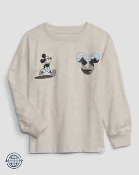Boys Graphic Print Slim Fit T-Shirt-image-5