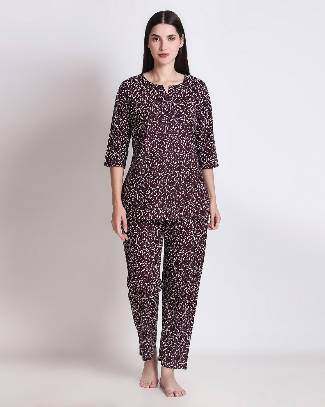 Buy Wine Night&LoungeWearSets for Women by ICHAA Online