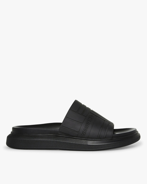 Buy Black Flip Flop Slippers for Men by STEVE MADDEN Online