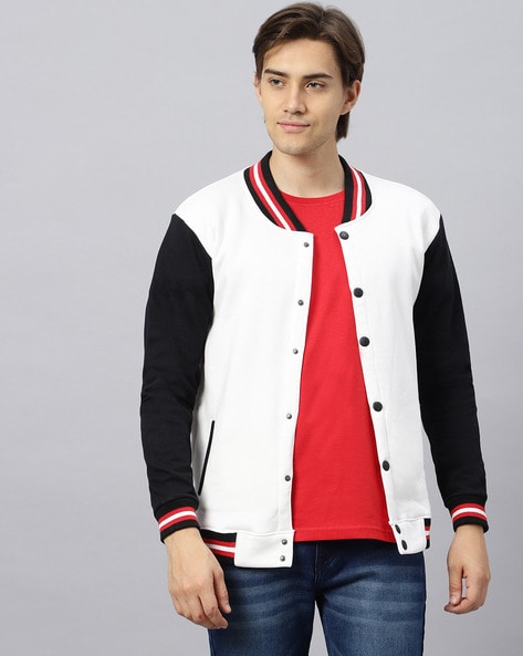 Black and White NY Varsity™ Jacket – You Design We Create (YDWC)