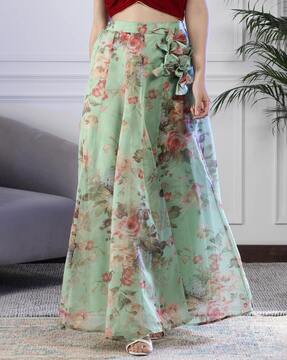 Floral skirt hotsell