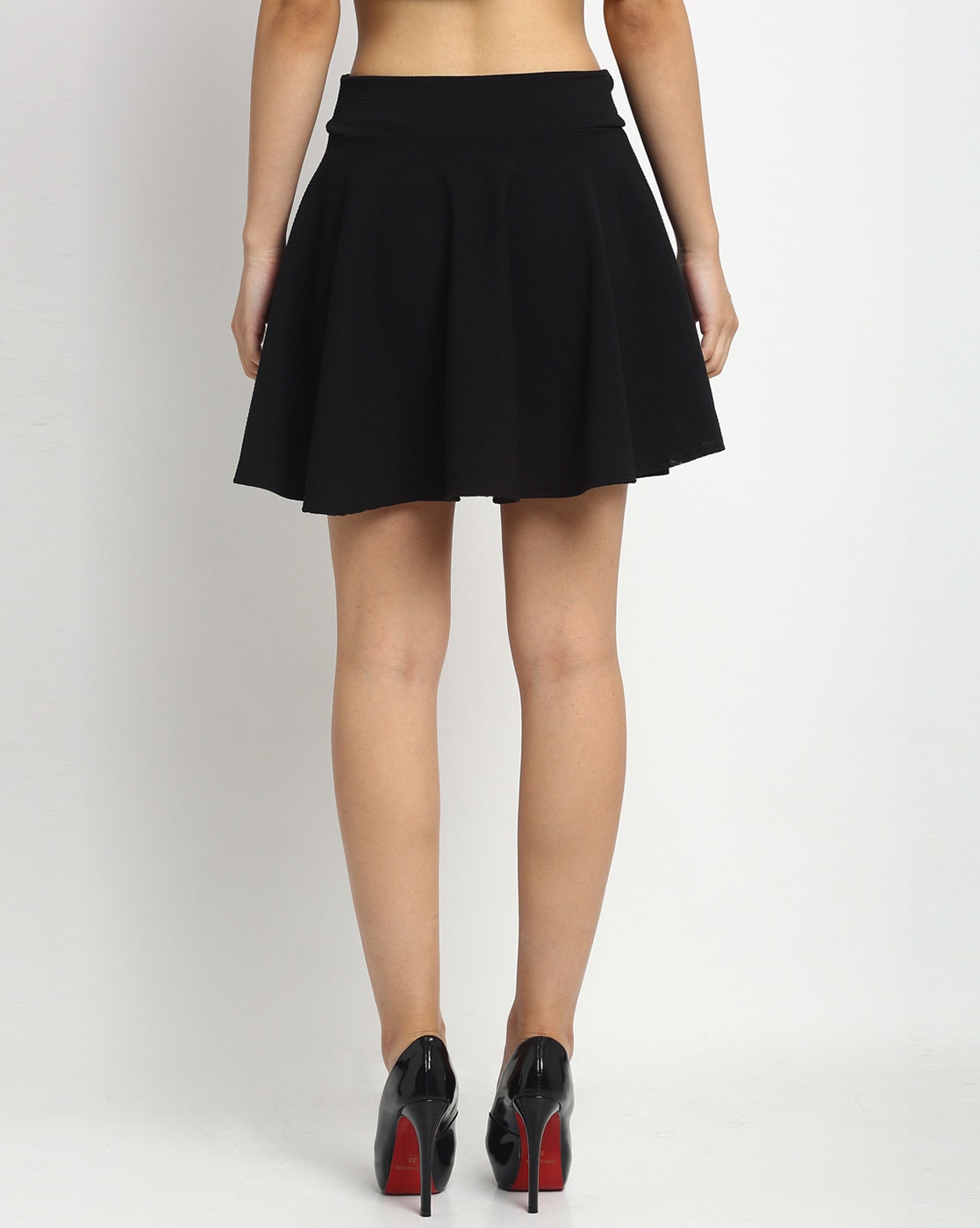 Black skater shop skirt online india