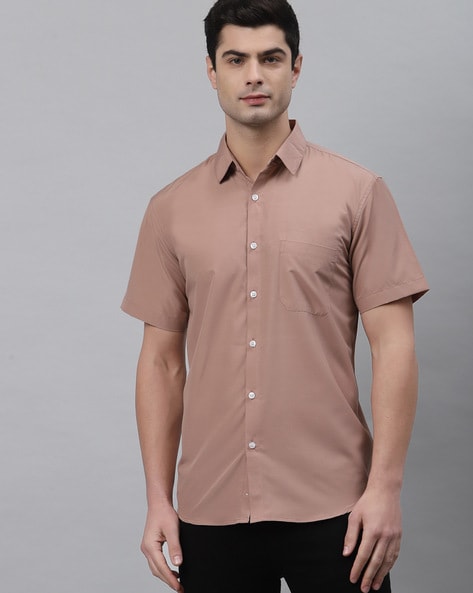 Neudis Cotton Shirt with Patch Pocket