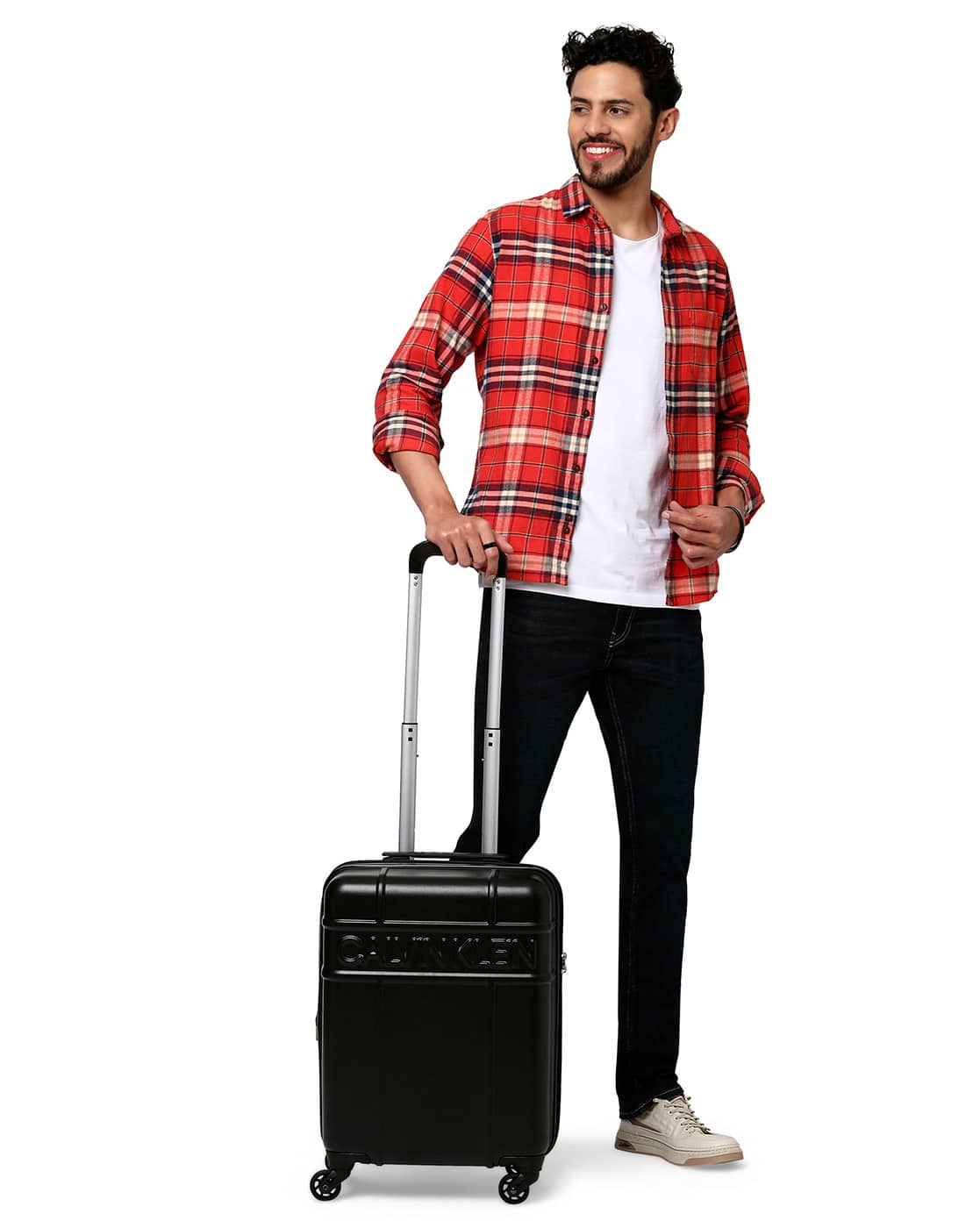 Unisex Control Hard Trolley Bag Cabin