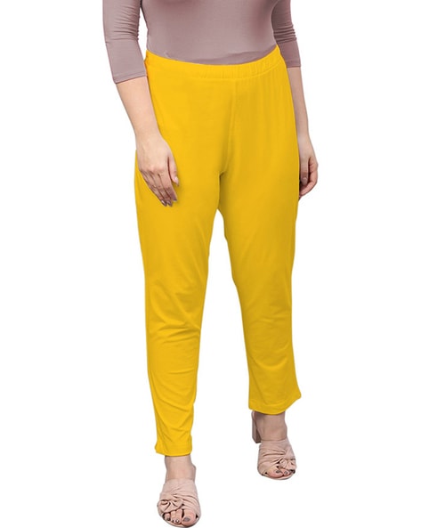 Buy GO COLORS Store Women Yellow Printed Viscose Pants Online at Best  Prices in India - JioMart.