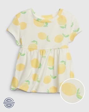 Printed Round-Neck Top-image-42