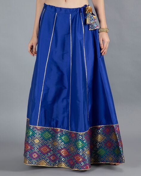 Buy Women's Brocade Skirt Lehenga (Free Size) Online at desertcartINDIA