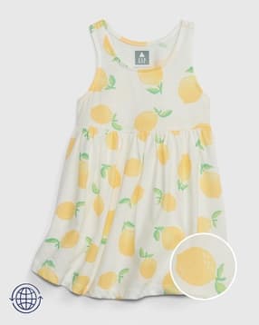 Printed Fit & Flare Dress