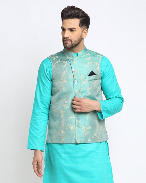 Neudis Nehru Jacket with Welt Pocket