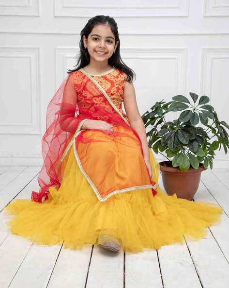 designer kids wear girl kids wear lehenga choli series 1624 to 1629  designer partywear girl age 5 to 16 years lehenga choli for festive  collection