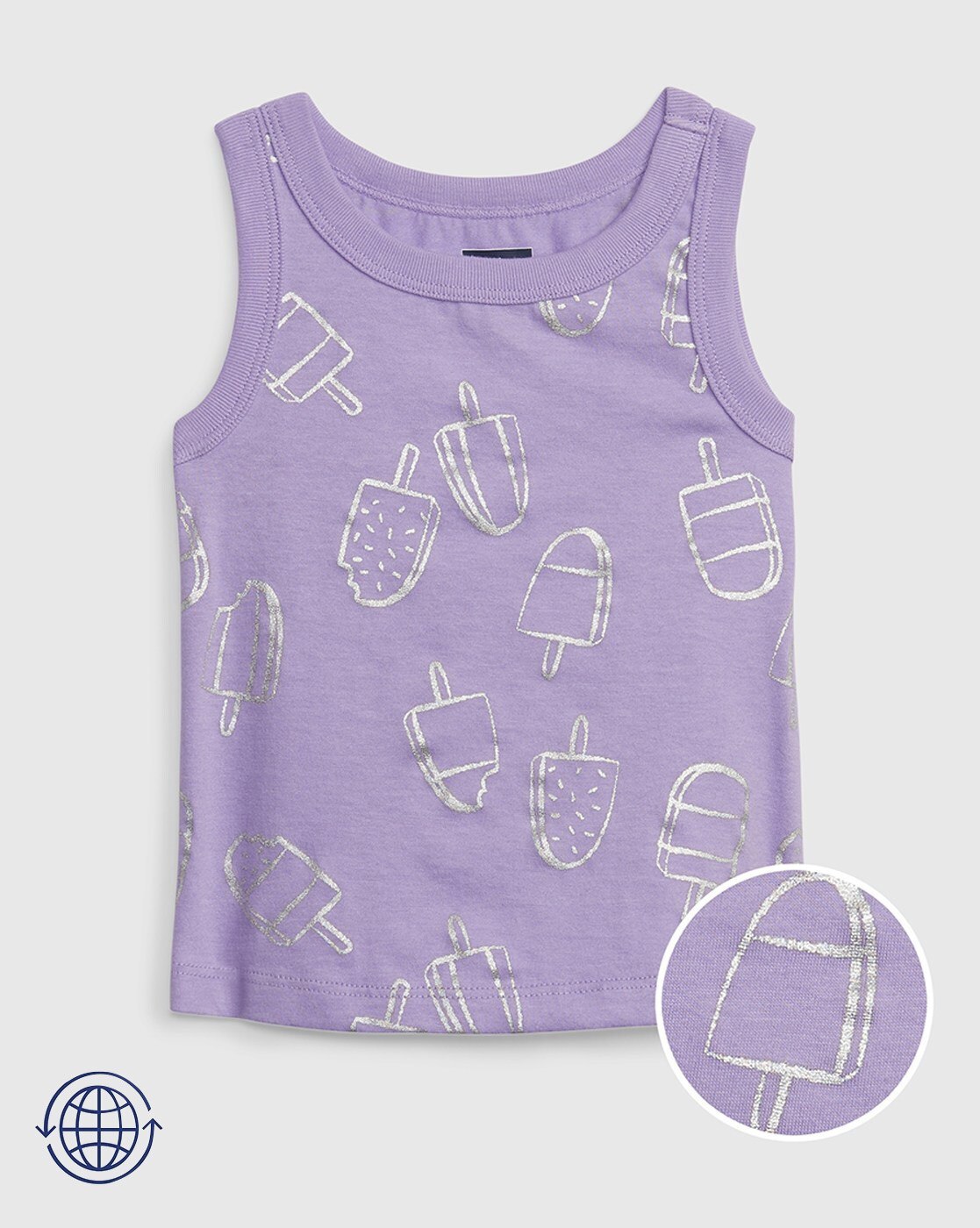 Girls purple shop tank top