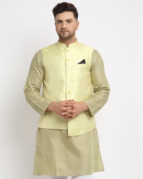 Neudis Nehru Jacket with Welt Pockets