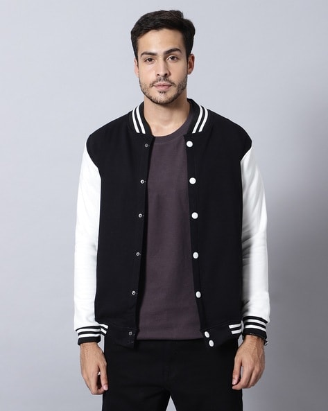 Shop All Leather Bomber Varsity Jacket colors Online - SUNSET LEATHER