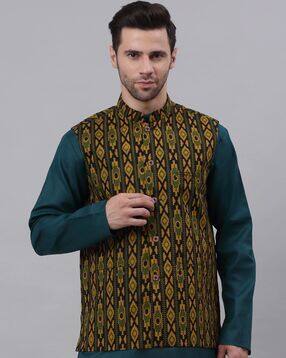 neudis Ikat Print Jacket with Welt Pocket-picture-20