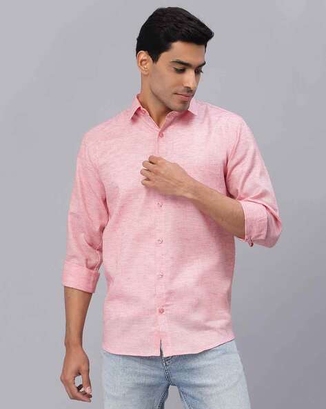 Neudis Heathered Shirt with Patch Pocket