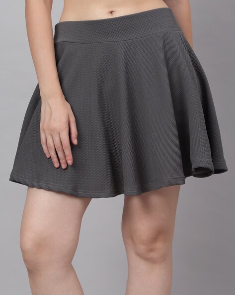 Gray net skirt best sale