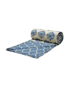 trance home linen Double-Size Cotton Reversible Printed Dohar-picture-21