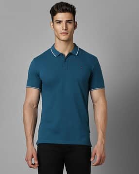 louis philippe Men Slim Fit Polo T-Shirt-picture-44