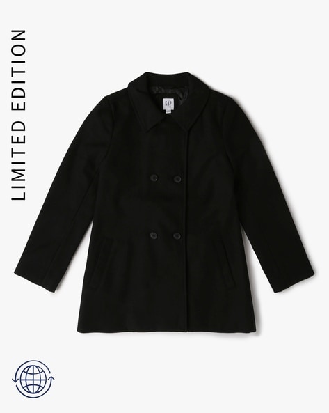 Gap black outlet trench coat