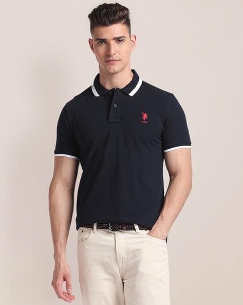 Buy navy Tshirts for Men by Polo Online