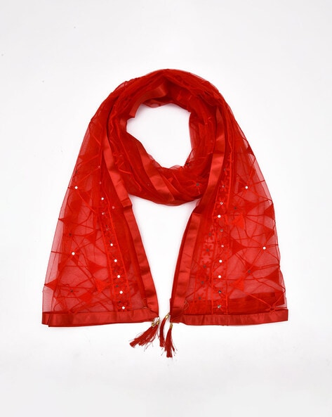 Embellished Lace Dupatta Price in India