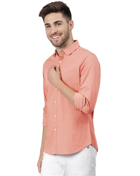 pink rose gold shirt