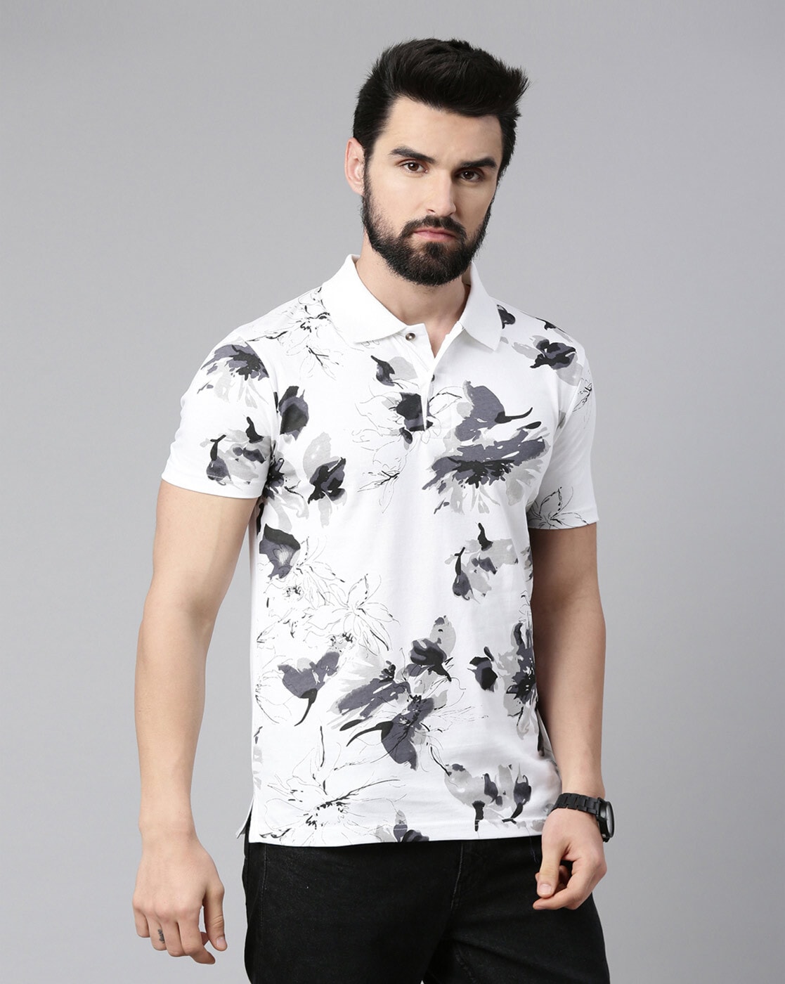 polo shirt for men floral