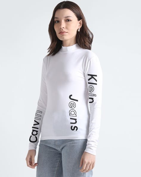 Buy White Tshirts for Women by Calvin Klein Jeans Online