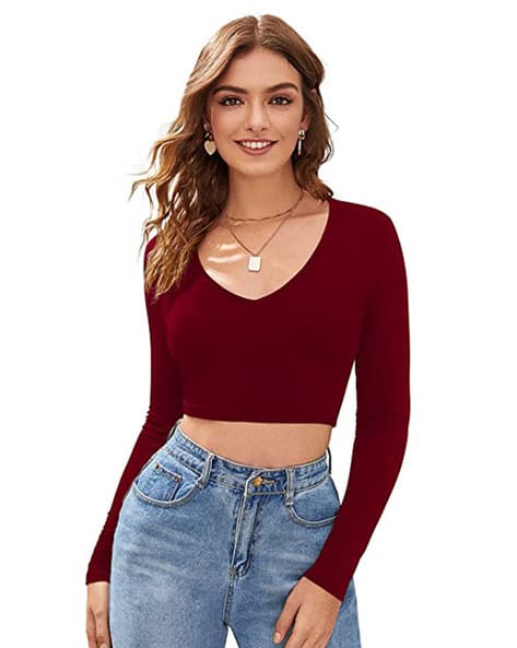 DREAM BEAUTY FASHION Women Fitted Crop Top
